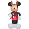 Mickey With Antlers Holiday Inflatable Decor